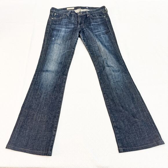 AG The Olivia Skinny Boot Cut Dark Wash Denim Jeans Size 27 - Picture 2 of 7